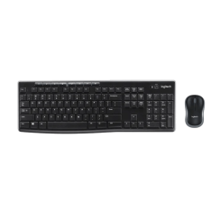 Teclado + Ratón Logitech MK270 Inalámbrico Wireless, Negro, Nuevo
