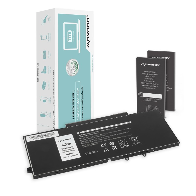 Batería Movano para Dell Precision 7550, 7560, 7670, 7760
