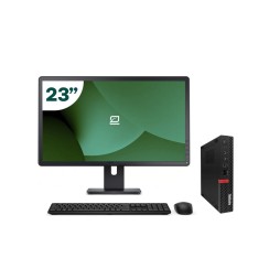 Pack Lenovo M920q Tiny i5 9500T + Monitor 23" + Teclado/Ratón + WiFi USB