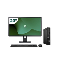 Pack Dell 5080 Micro i5 10500T + Monitor 23" + Teclado/Ratón + WiFi USB