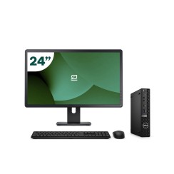 Pack Dell 5090 Micro i5 11500T + Monitor 24" + Teclado/Ratón + WiFi USB