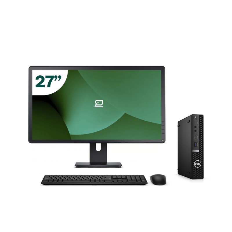 Pack Dell 5090 Micro i5 11500T + Monitor 27" + Teclado/Ratón + WiFi USB