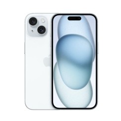 Apple iPhone 15 128GB Azul · Pantalla OLED Super Retina XDR