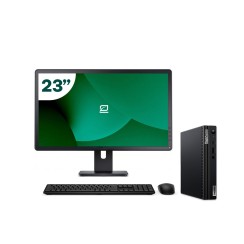 Pack Lenovo M70q Tiny i5 10500T + Monitor 23" + Teclado/Ratón + WiFi USB