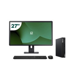 Pack Lenovo M70q Tiny i5 10500T + Monitor 27" + Teclado/Ratón + WiFi USB