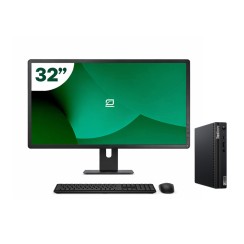 Pack Lenovo M70q Tiny i5 10500T + Monitor 32" + Teclado/Ratón + WiFi USB