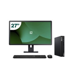 Pack Lenovo M80q Tiny i5 10500T + Monitor 27" + Teclado/Ratón + WiFi USB